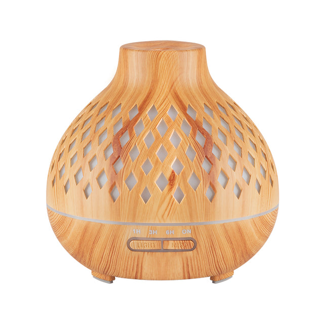 Aroma diffuser spa air humidifier 10 light wood 400ml + timer - BVShop