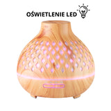 Aroma diffuser spa air humidifier 10 light wood 400ml + timer - BVShop