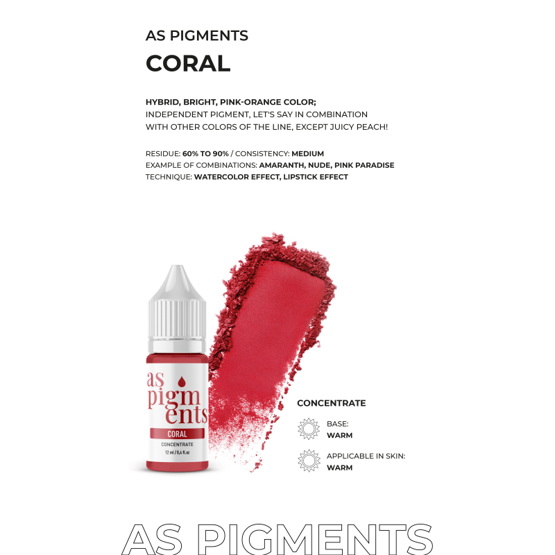 AS COMPANY koncentrāta komplekts (AS pigmenti) 6 gab./6 ml