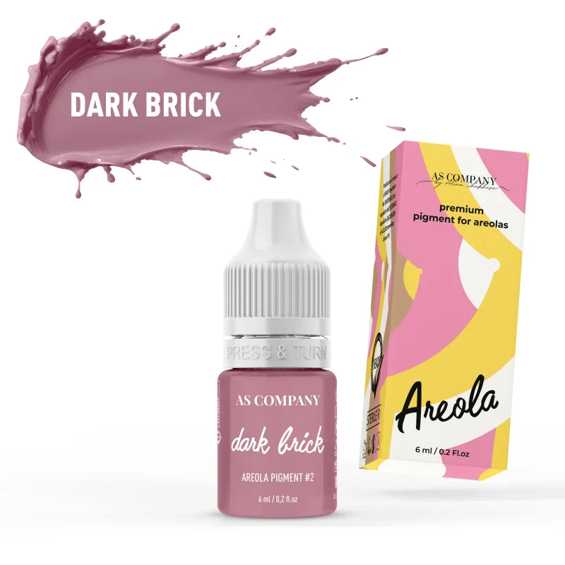 Набор пигментов для ареолы AS COMPANY гибридный 6 × 6 мл