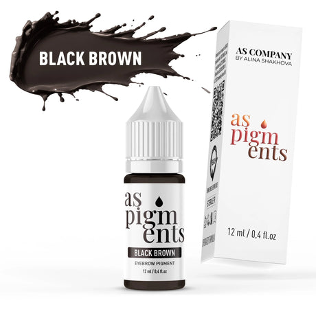 AS COMPANY Melns Brūns (AS Pigmenti) 6/12ml