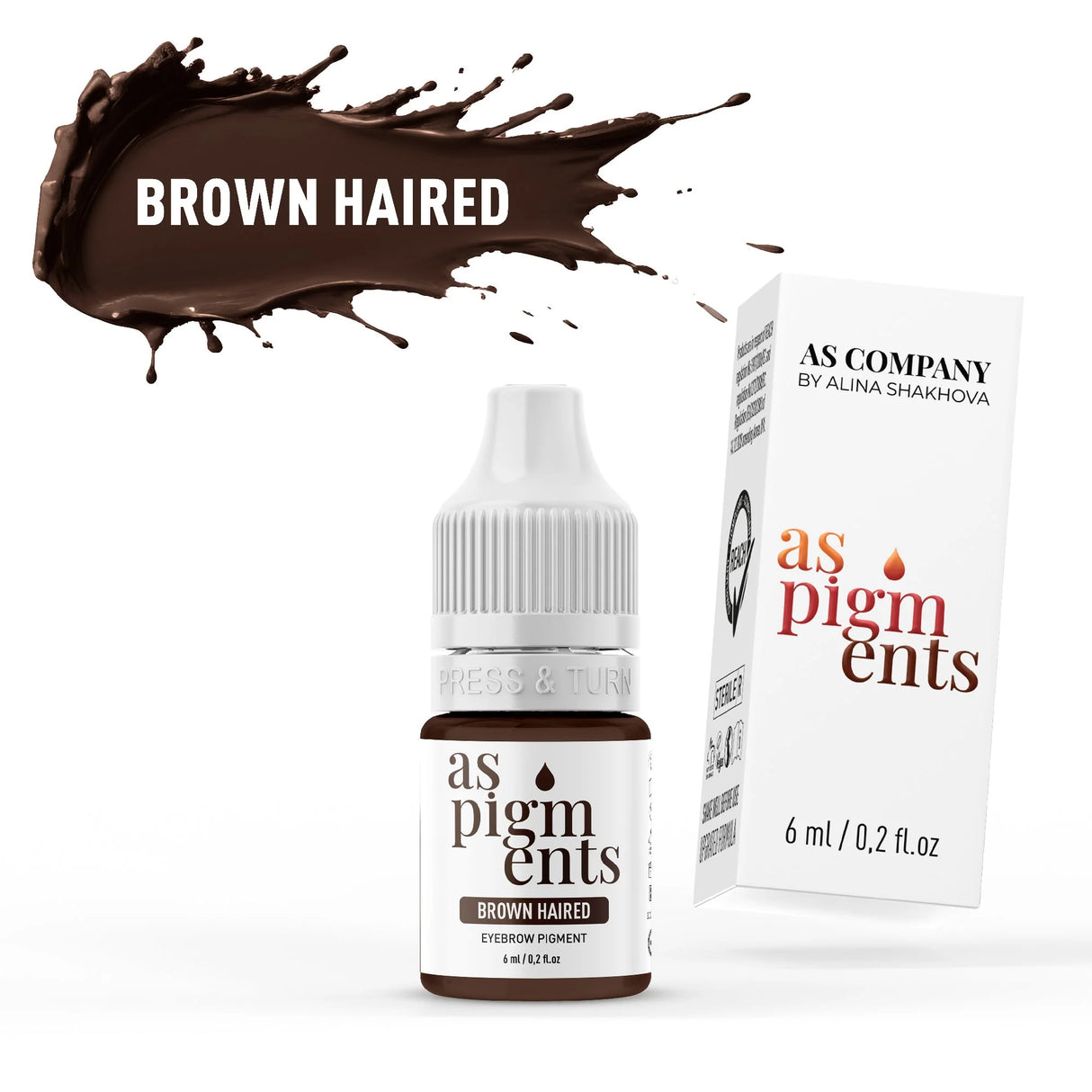 AS COMPANY Brūni Mati (AS Pigmenti) 6/12ml