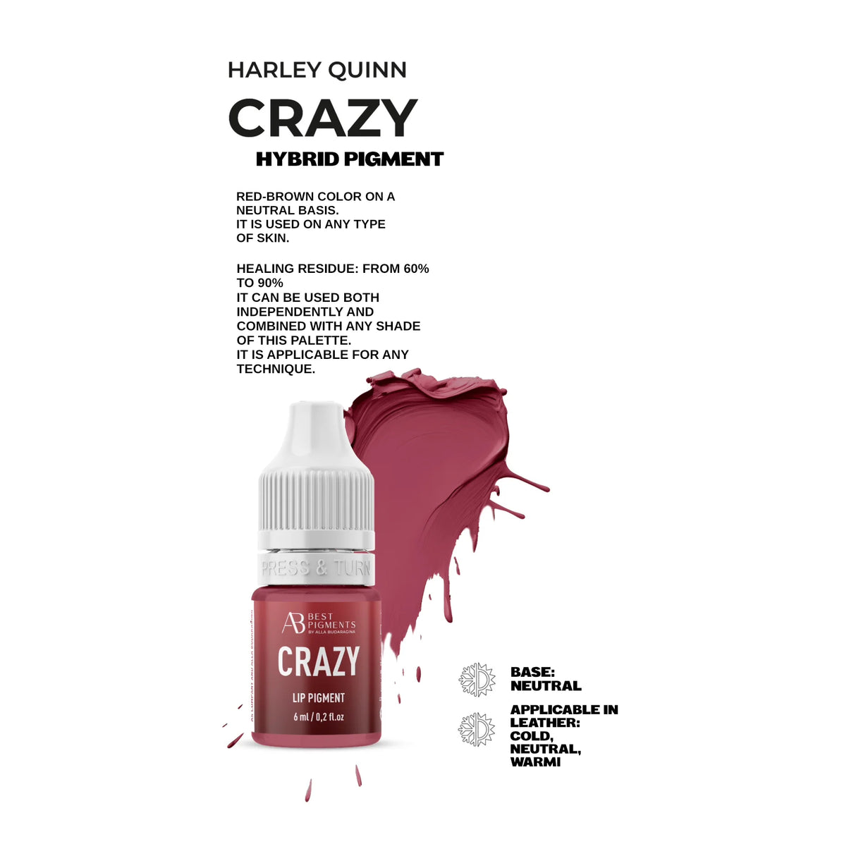 AS COMPANY Crazy (ХАРЛИ КВИНН) 6ml