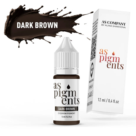 AS COMPANY tumši brūns (AS pigmenti) 6/12ml