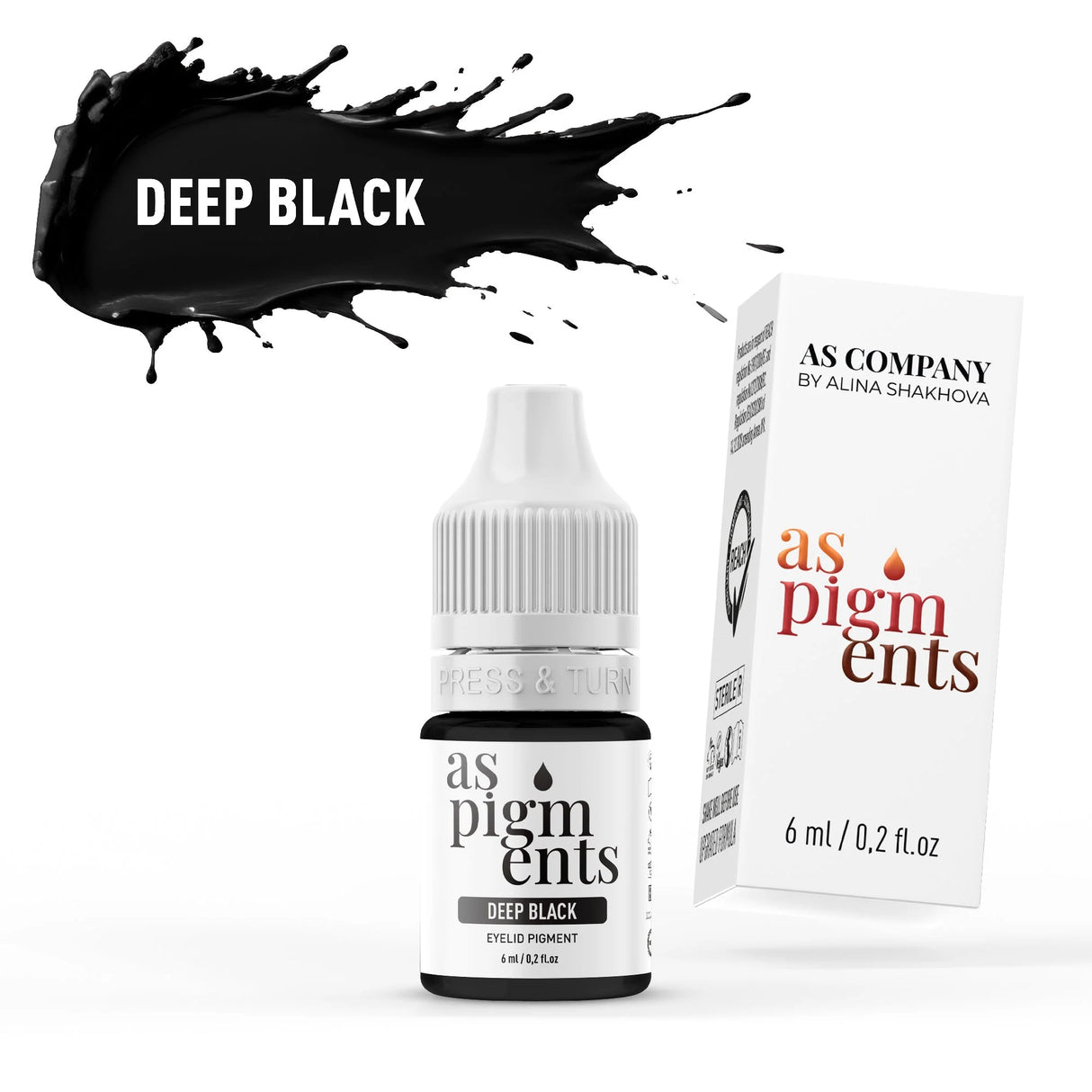 AS COMPANY Deep Black (AS Pigmenti) 6/12ml
