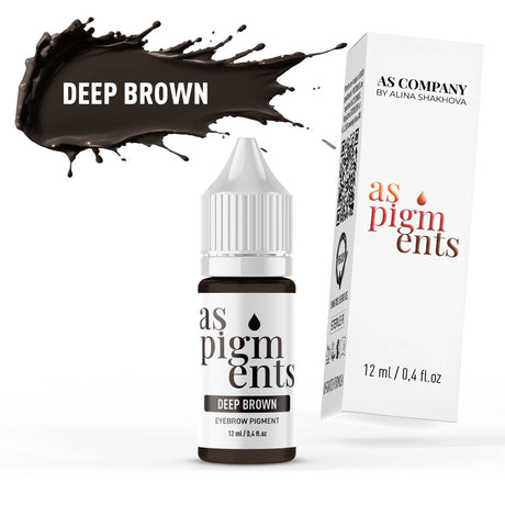 AS COMPANY Dziļi brūns (AS pigmenti) 6/12ml