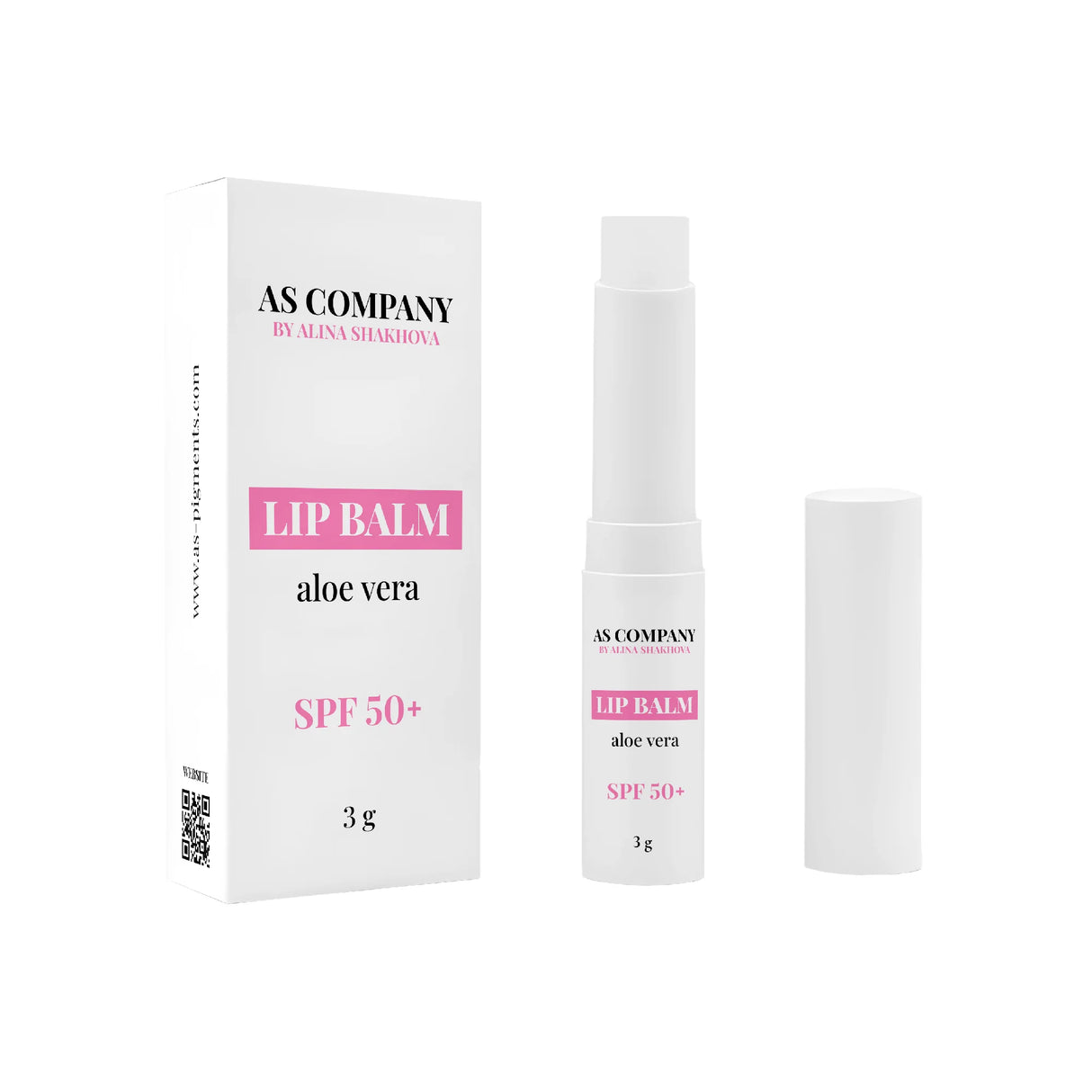 AS COMPANY Lip Balm Aloe Vera spf 50+ Stick balm (for all zones) 3g