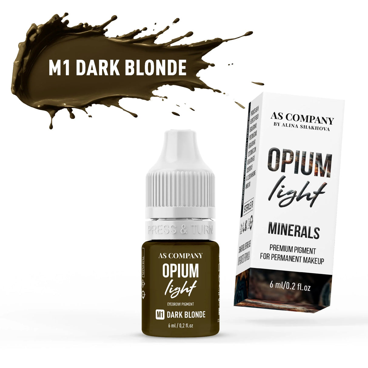 AS COMPANY M1-Tumši blonds minerāls (OPIUM LIGHT) 6/15ml