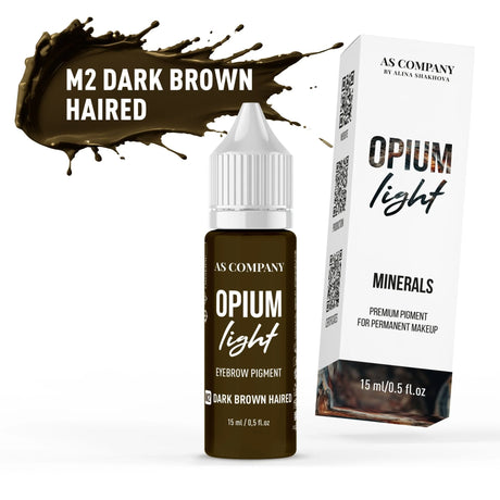 AS COMPANY M2-Tumši brūniem matiem minerāls (OPIUM LIGHT) 6/15ml