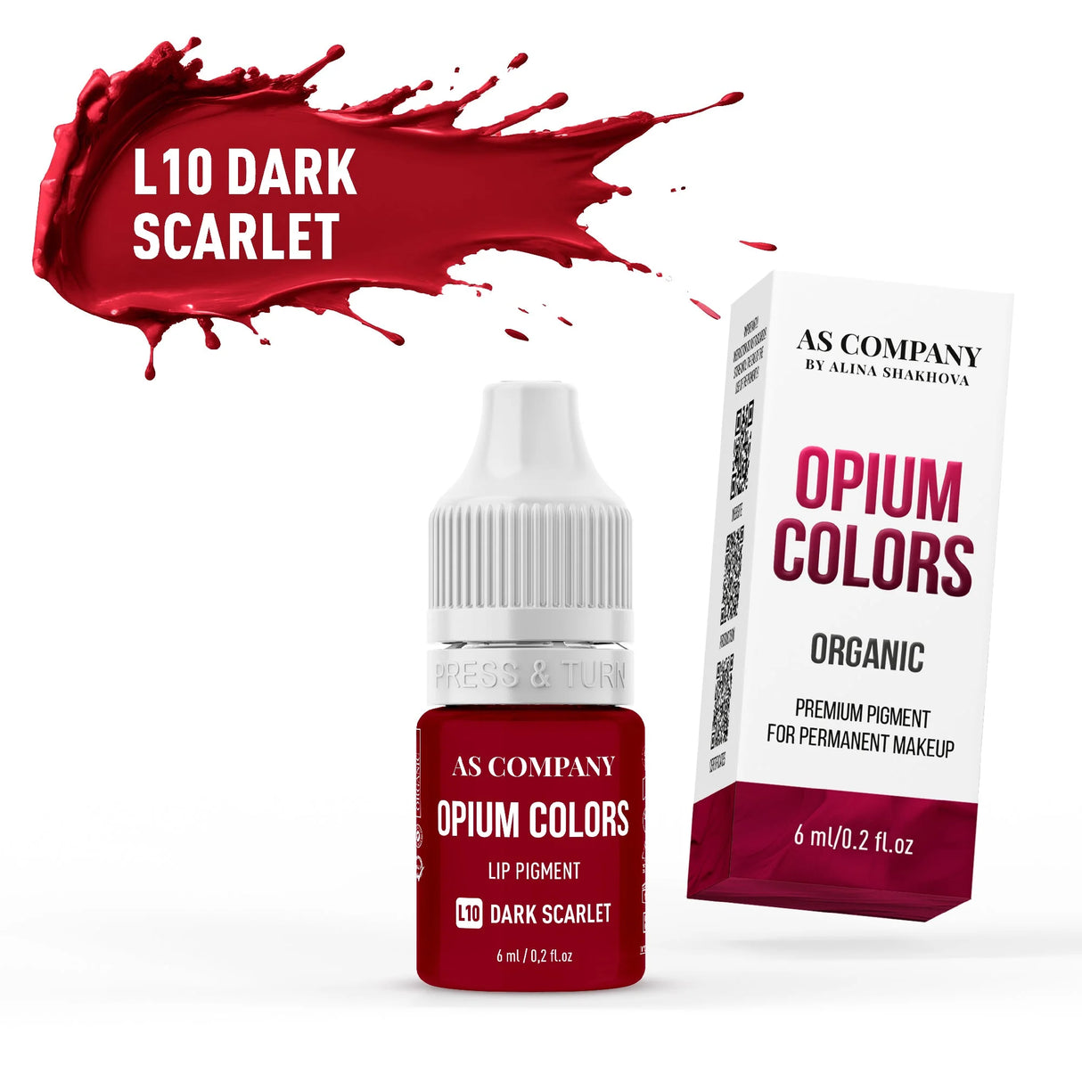 AS COMPANY L10-Тёмно-алый (OPIUM COLORS) 6/15ml