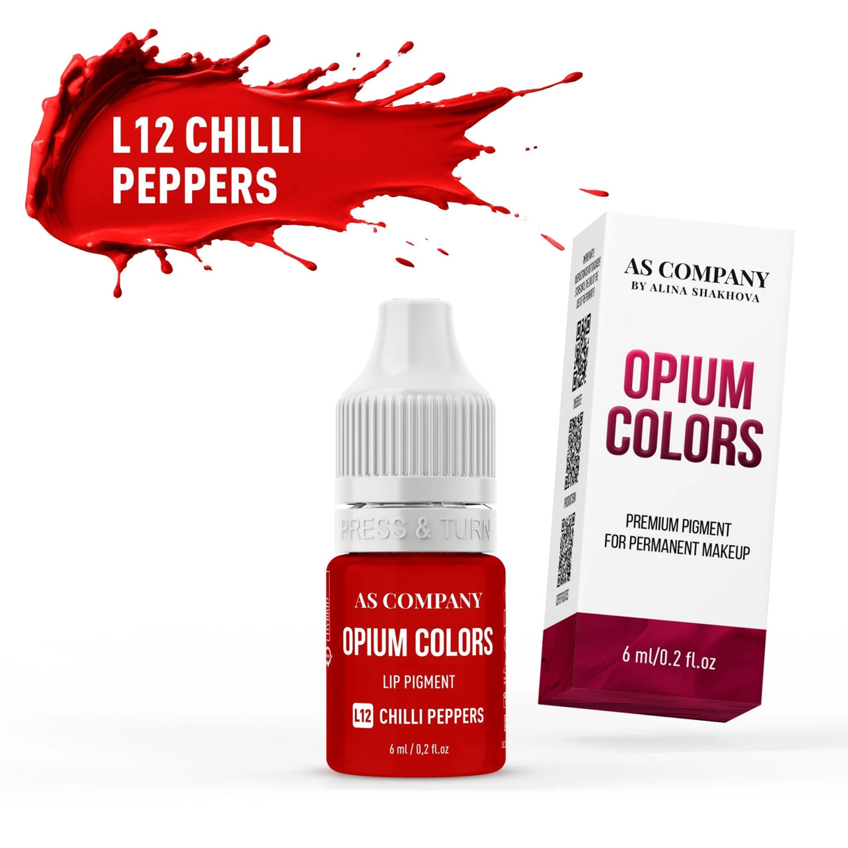AS COMPANY L12-Čilli pipari (OPIUM KRĀSAS) 6/15ml