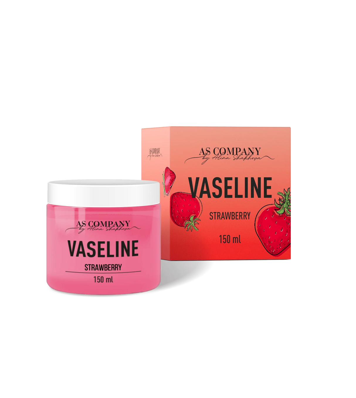 AS COMPANY Vaselīns Zemeņu 150ml