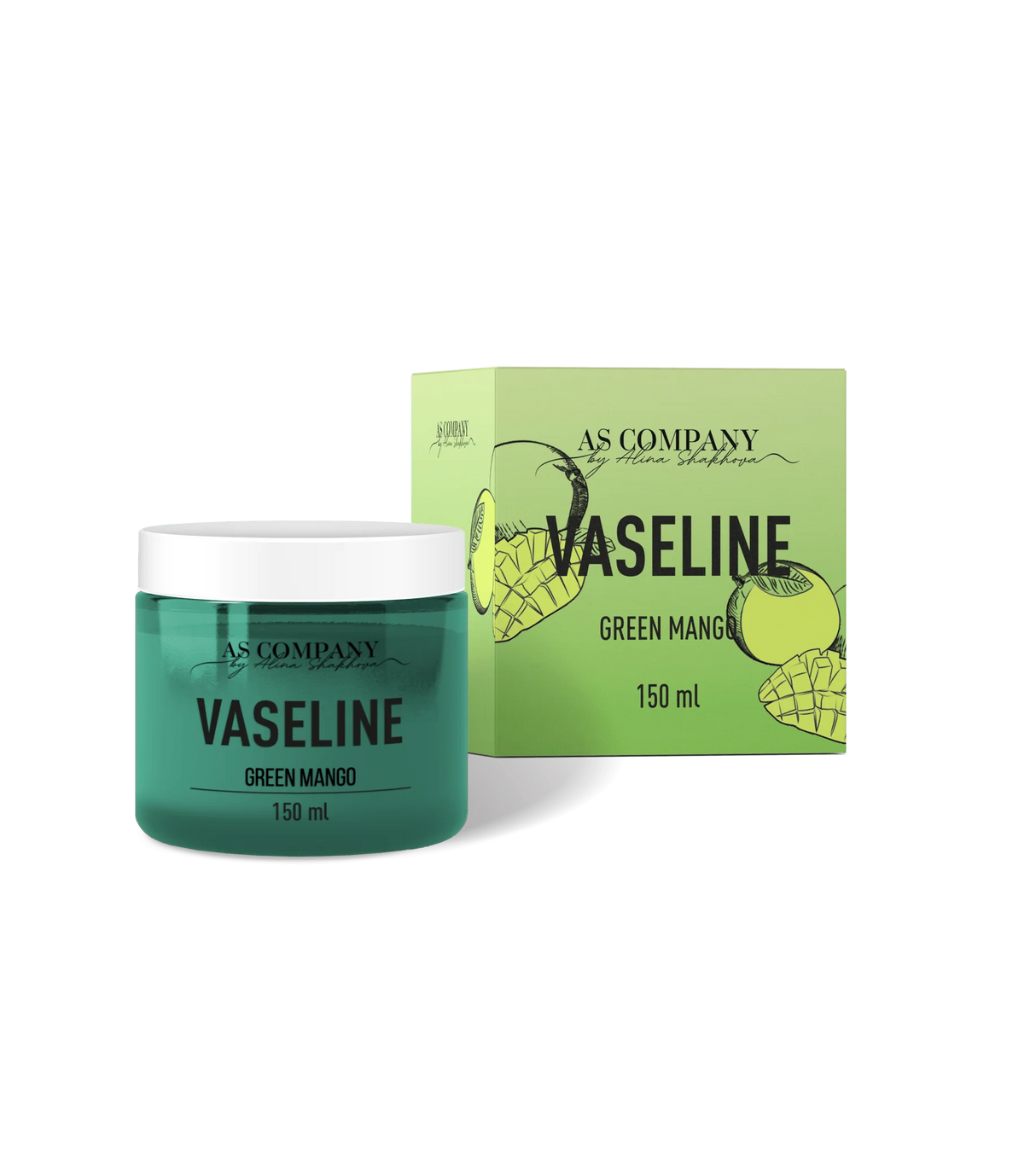 AS COMPANY Vaselīns Zaļais Mango 150ml