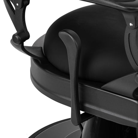 Barber chair Gabbiano Niccolo Black buttonless - BVShop