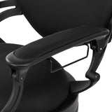 Barber chair Gabbiano Niccolo Black buttonless - BVShop