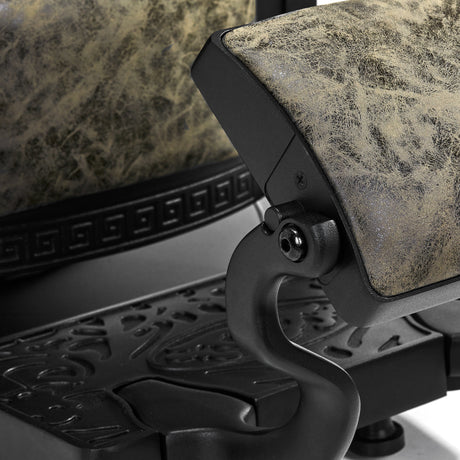 Barber chair President Old Leather Green - BVShop