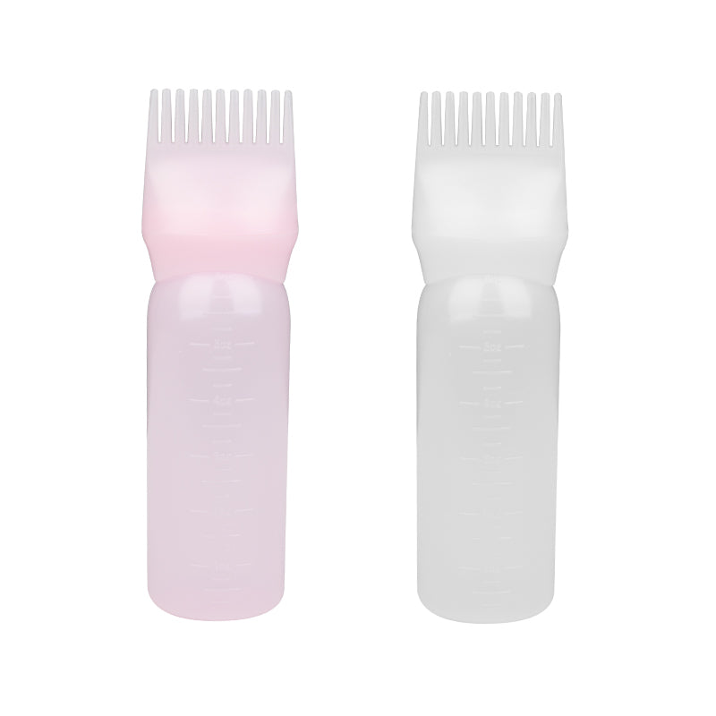 Bottle with a comb for applying mix color paints - BVShop