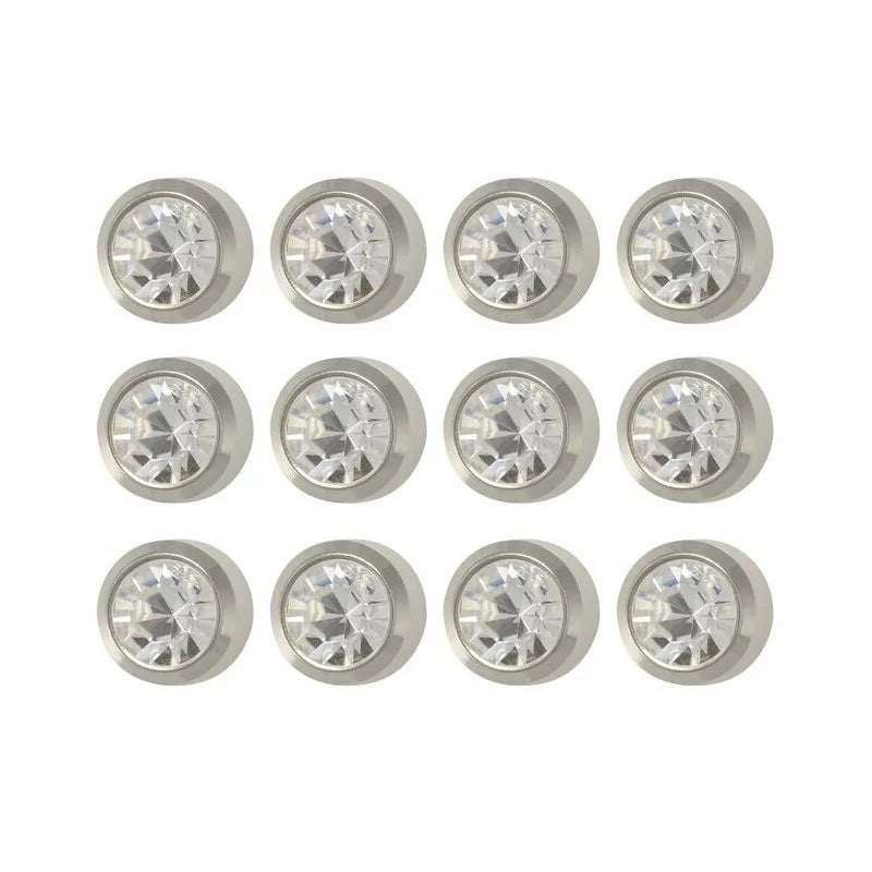 Серьги Caflon® из титана с камнем апреля (рожденным камнем)