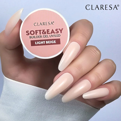 Claresa builder gel Soft&Easy gel light beige 45g - BVShop