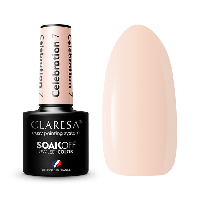 CLARESA Hybrid nail polish CELEBRATION 7 -5g - BVShop