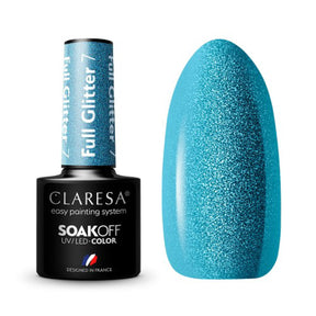 CLARESA Hybrid nail polish FULL GLITTER 7 -5g - BVShop