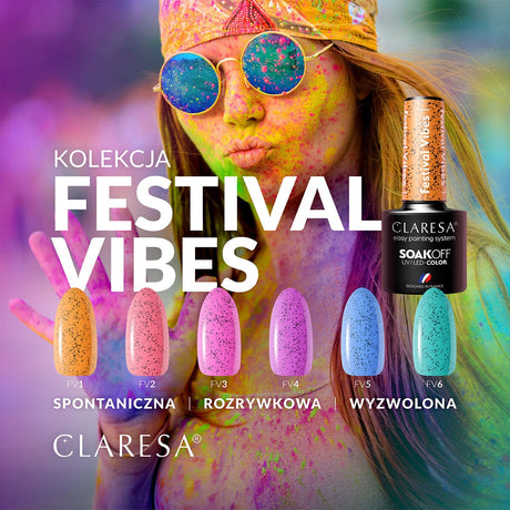 CLARESA Hybrid polish Festival Vibes 3 -5g - BVShop