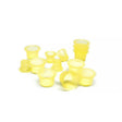 Clear Yellow Ink Caps S/M 100pcs - BVShop