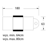 Cosmetic chair hyd. a 210 gray - BVShop