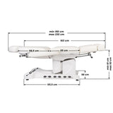 COSMETIC ELECTRIC CHAIR. AZZURRO 708BS PEDI PRO EXCLUSIVE 3 MOTOR HEATED - BVShop