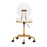 COSMETIC STOOL H5 WHITE GOLD - BVShop