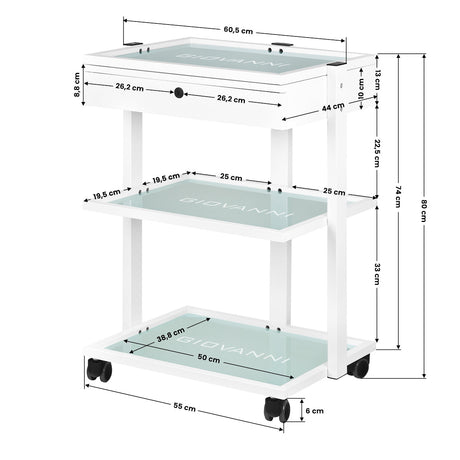 Cosmetic table type 1040a giovanni - BVShop