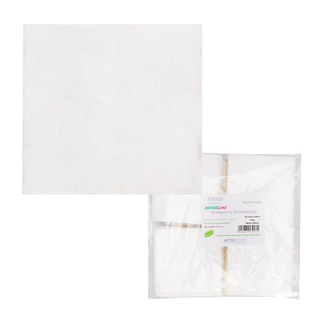 COTTON COMPRESSES NATURLINE 150G 16.5cm x18cm - BVShop