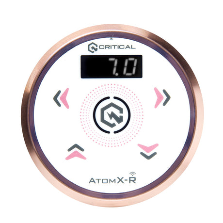 Critical Tattoo AtomX-R un CXP19 pedāļa komplekts balts/roze