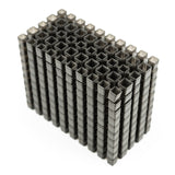 Black CUT MODULE modular cups for cutting, 500-piece set by BVShop, shown in an organized arrangement on a white background.
