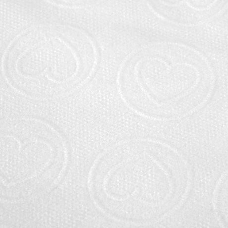 Disposable treatment scarves 20 pcs. 70×40 cm white hearts - BVShop