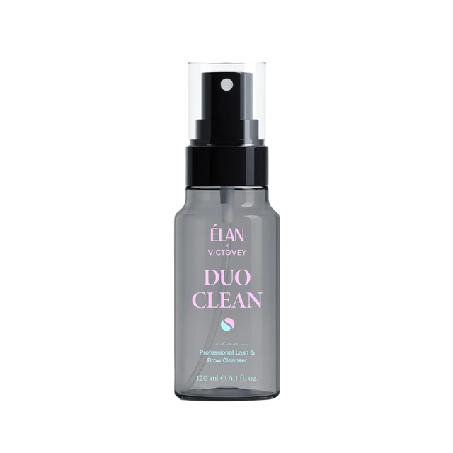 ELAN DuoClean lash and brow cleanser 120 ml bottle