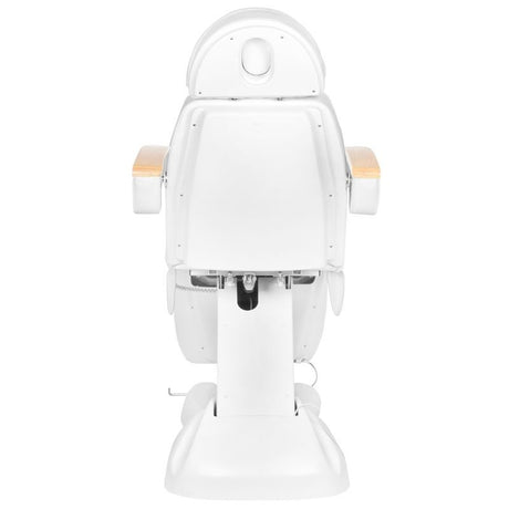 Electric cosmetic chair lux white / beech 3m - BVShop
