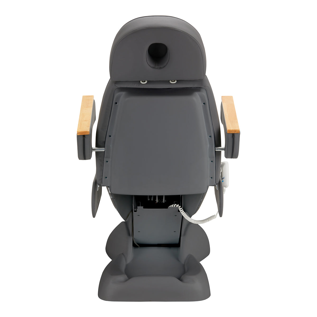 Electric cosmetic chair SILLON Lux 273b 3 actuators gray with gray base - BVShop