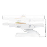 Electric cosmetic chair SILLON Lux 273b 3 motors white - BVShop