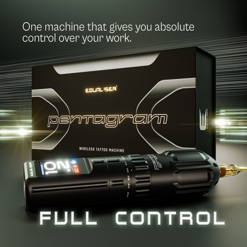 Vienlīdznieks Pentagram Bezvadu Tetovēšanas Mašīna