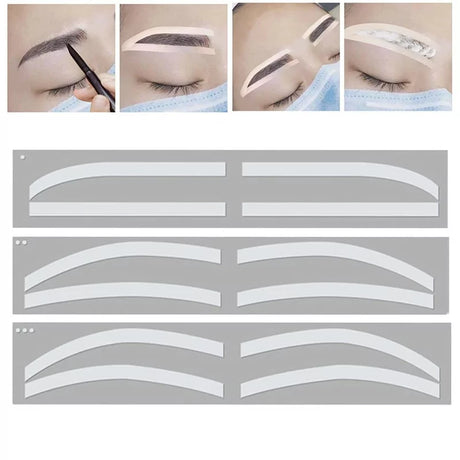 Eyebrow Template Stickers 6pcs - BVShop
