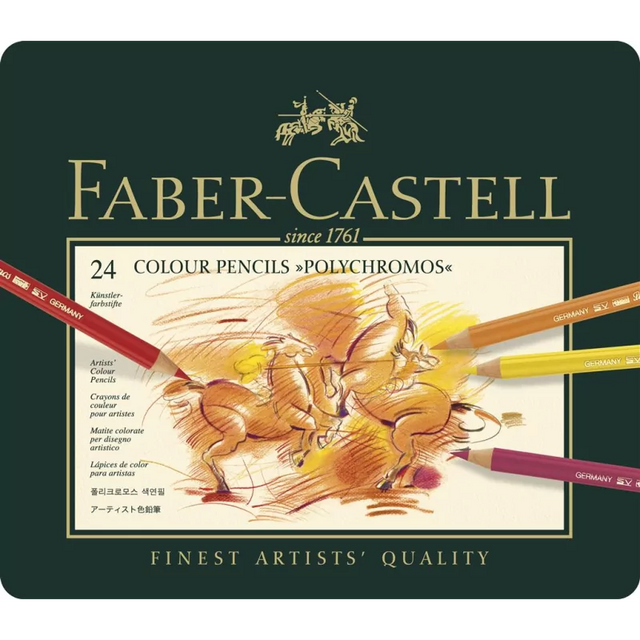 Faber-Castell colour Pencils 24pcs - BVShop
