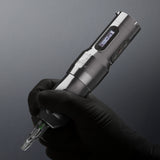 FK Irons One regulējamā tetovēšanas mašīna ar regulējamu gājienu, metāla pelēka