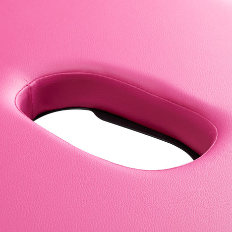 Folding massage table aluminum Activ Fizjo comfort 2 segment pink - BVShop