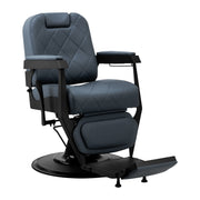 Gabbiano barber chair Bruno with black frame Graphite - BVShop