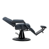 Gabbiano barber chair Bruno with graphite frame Graphite - BVShop