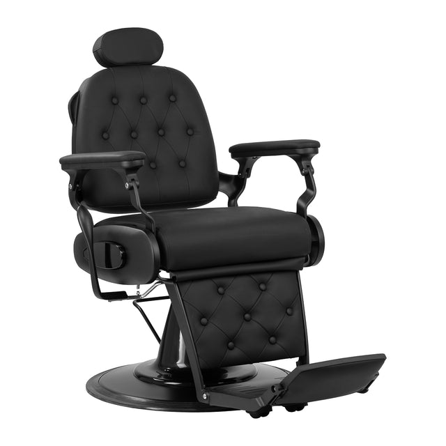 Gabbiano barber chair Francesco Black black - BVShop