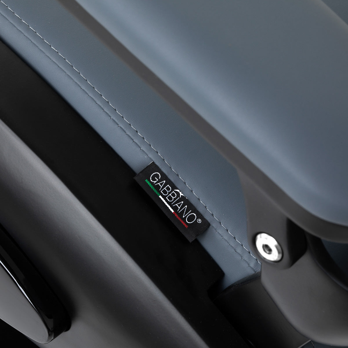 Gabbiano barber chair Francesco Black graphite - BVShop