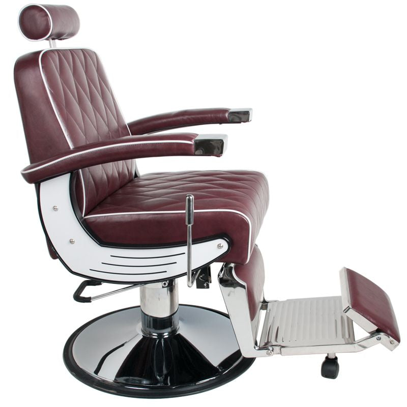 Gabbiano barber chair Imperial burgundy - BVShop