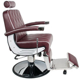 Gabbiano barber chair Imperial burgundy - BVShop
